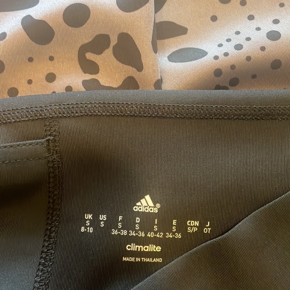 Adidas Climate Black,Grey Leggings, Small, WO pants, yoga, soft, sleek Womens - Picture 3 of 3